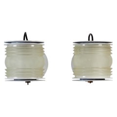 Retro Pair of "Fresnel" Sconces by Joe Colombo for Oluce