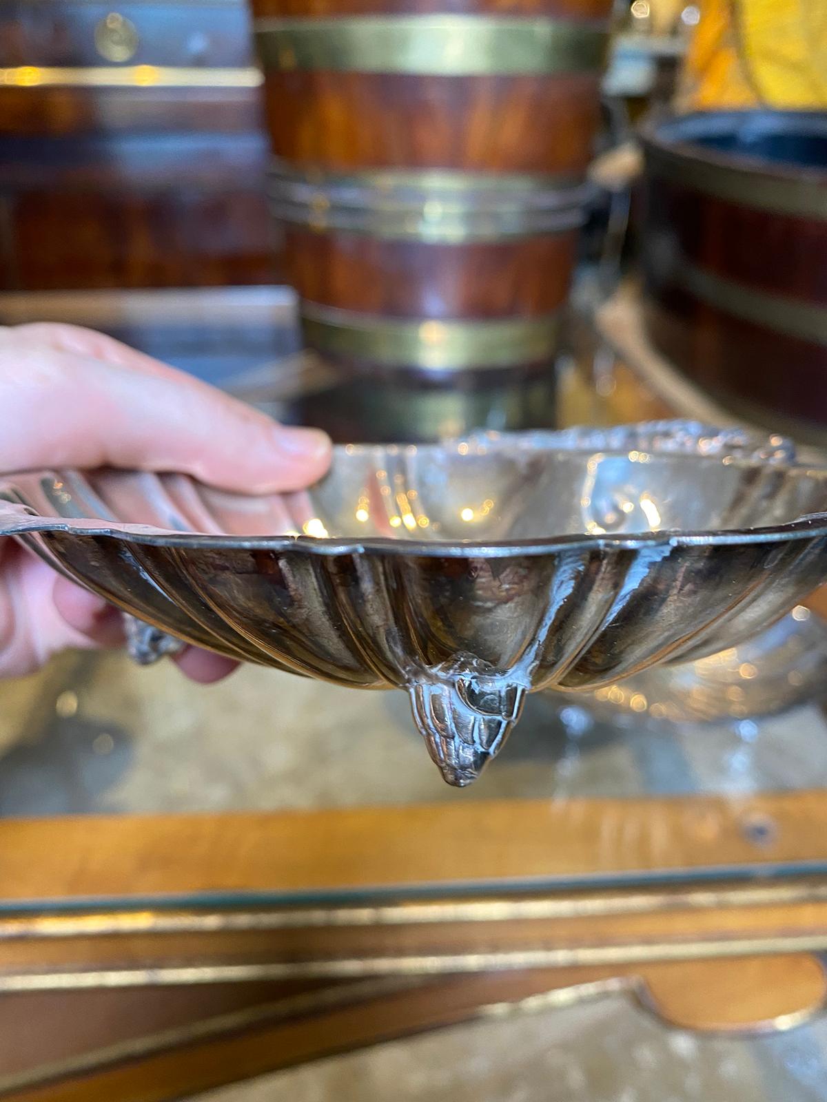 Pair of Friedman Silver Co. '1908-1960' Silver Plate Shell Dishes, Marked 5