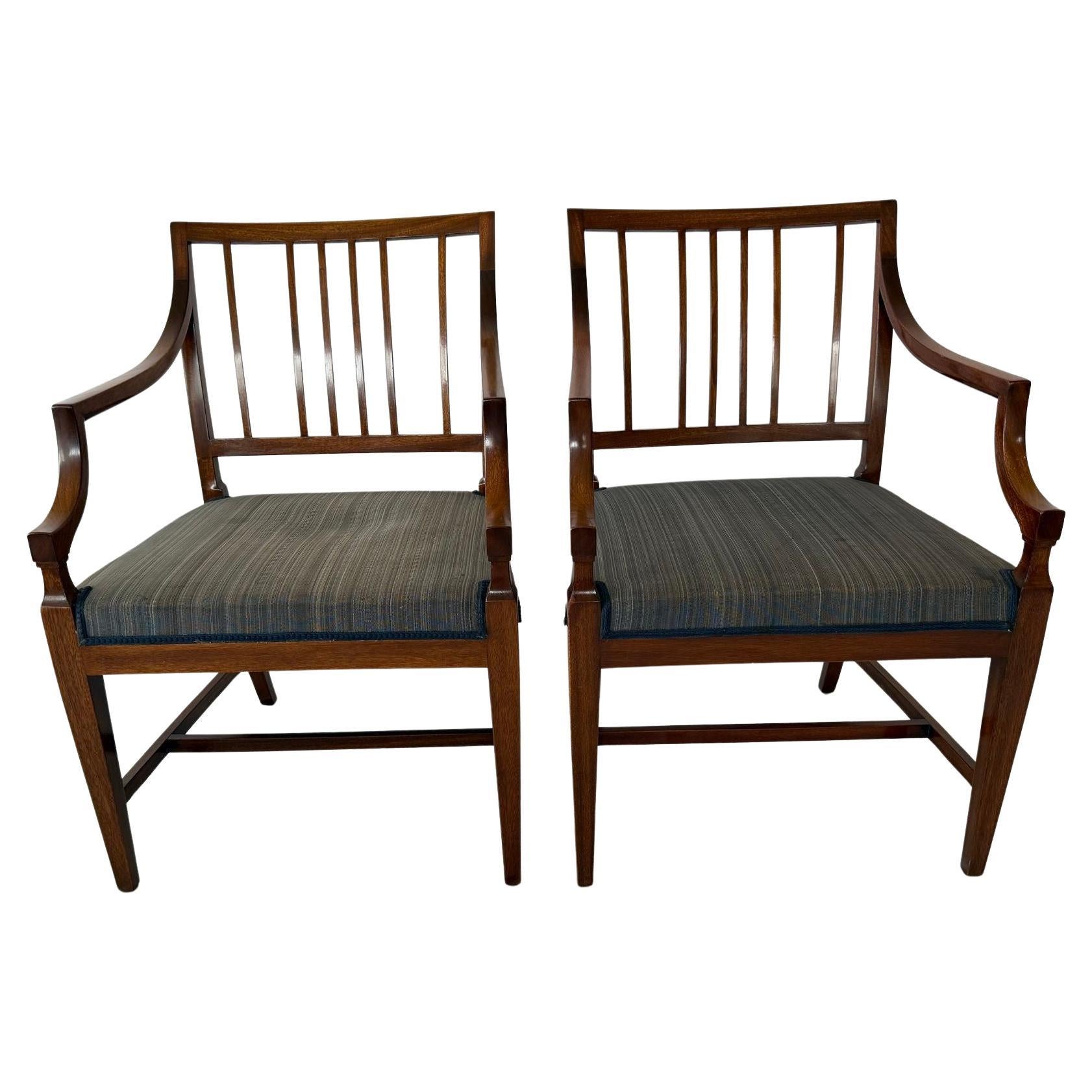 Pair of Frits Henningsen Armchairs