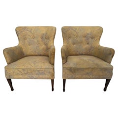 Pair of Frits Henningsen Lounge Chairs