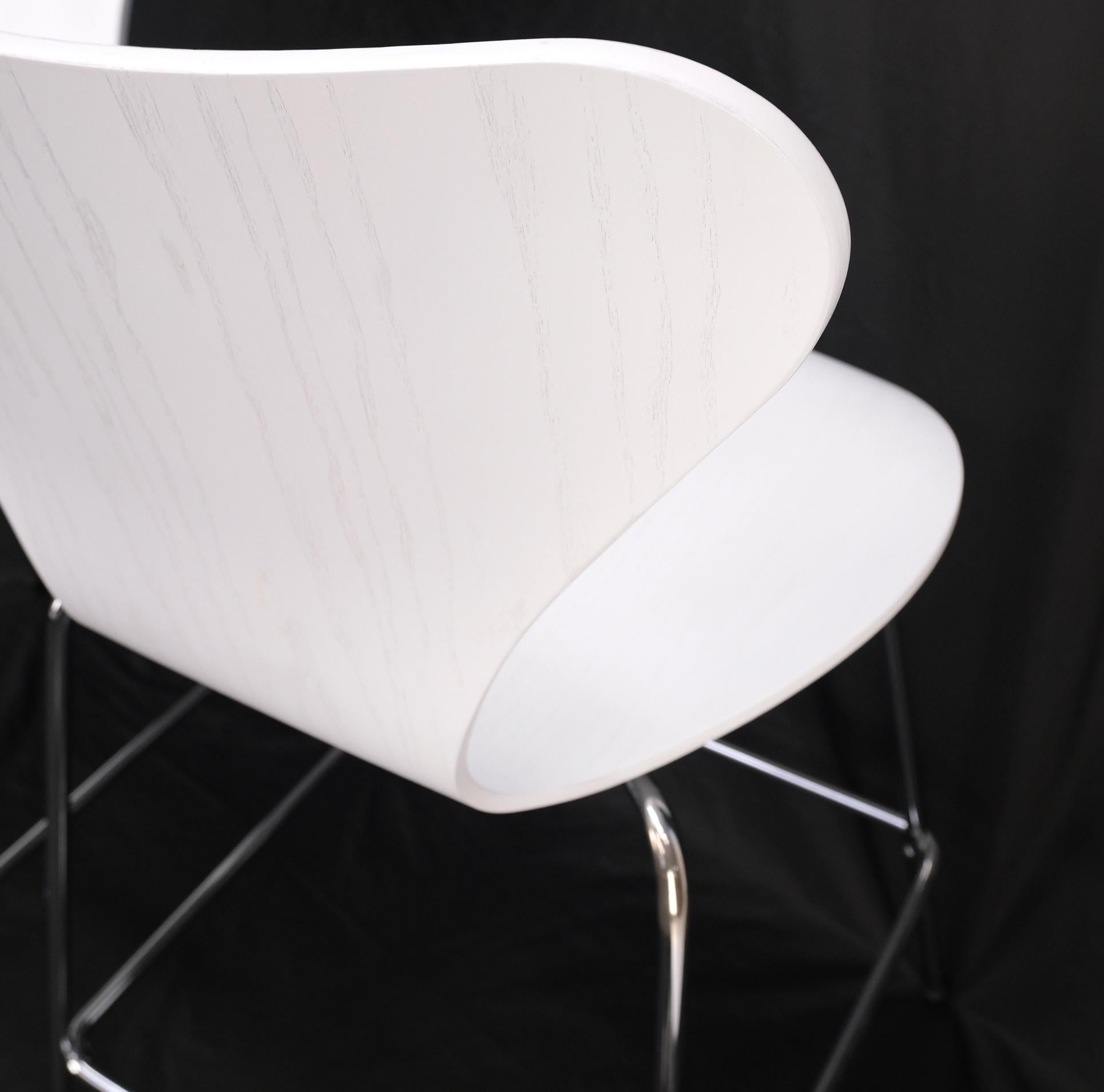 Pair of Fritz Hansen Ant Seats High Bar Stools Chairs For Sale 6