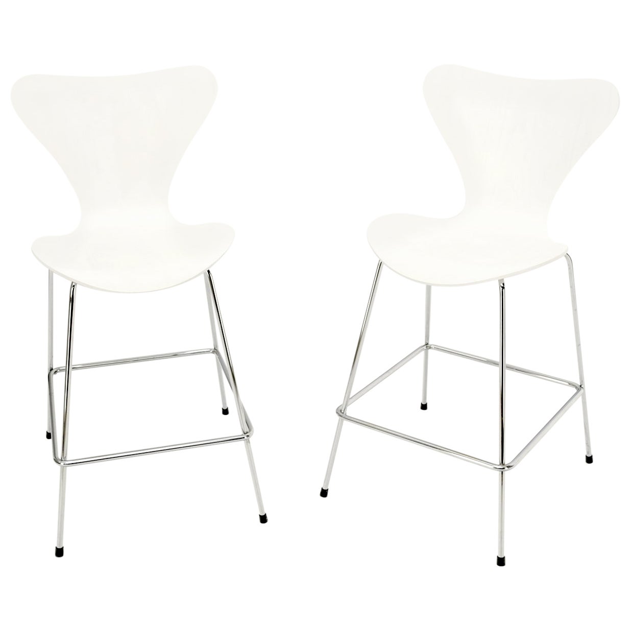 Pair of Fritz Hansen Ant Seats High Bar Stools Chairs