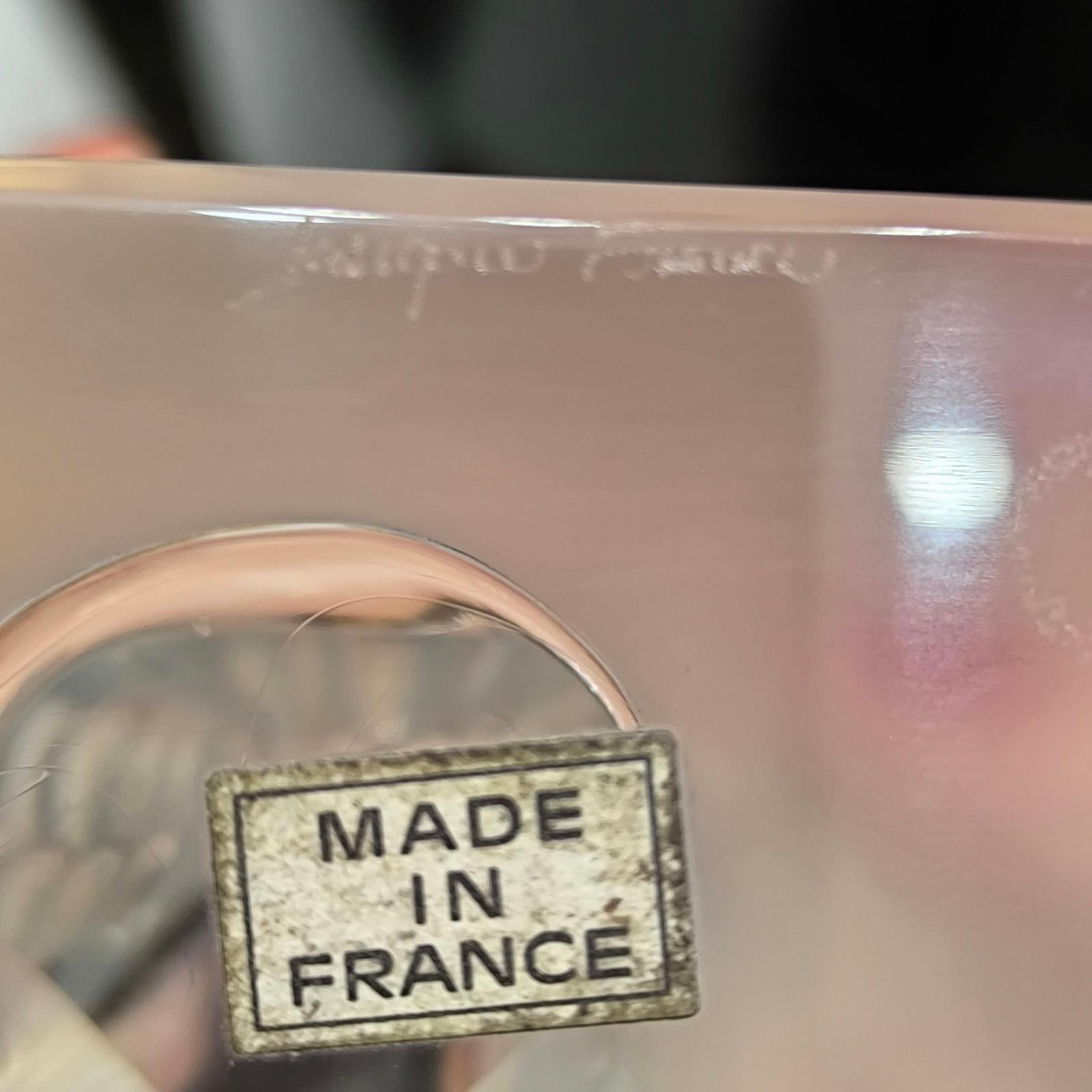 Pareja de Esculturas de Vidrio Esmerilado Pisapapeles 'Hirondelle' de Lalique en venta 10