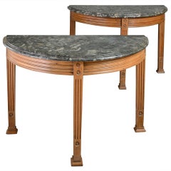 Pair of Frosterley Marble Side Tables