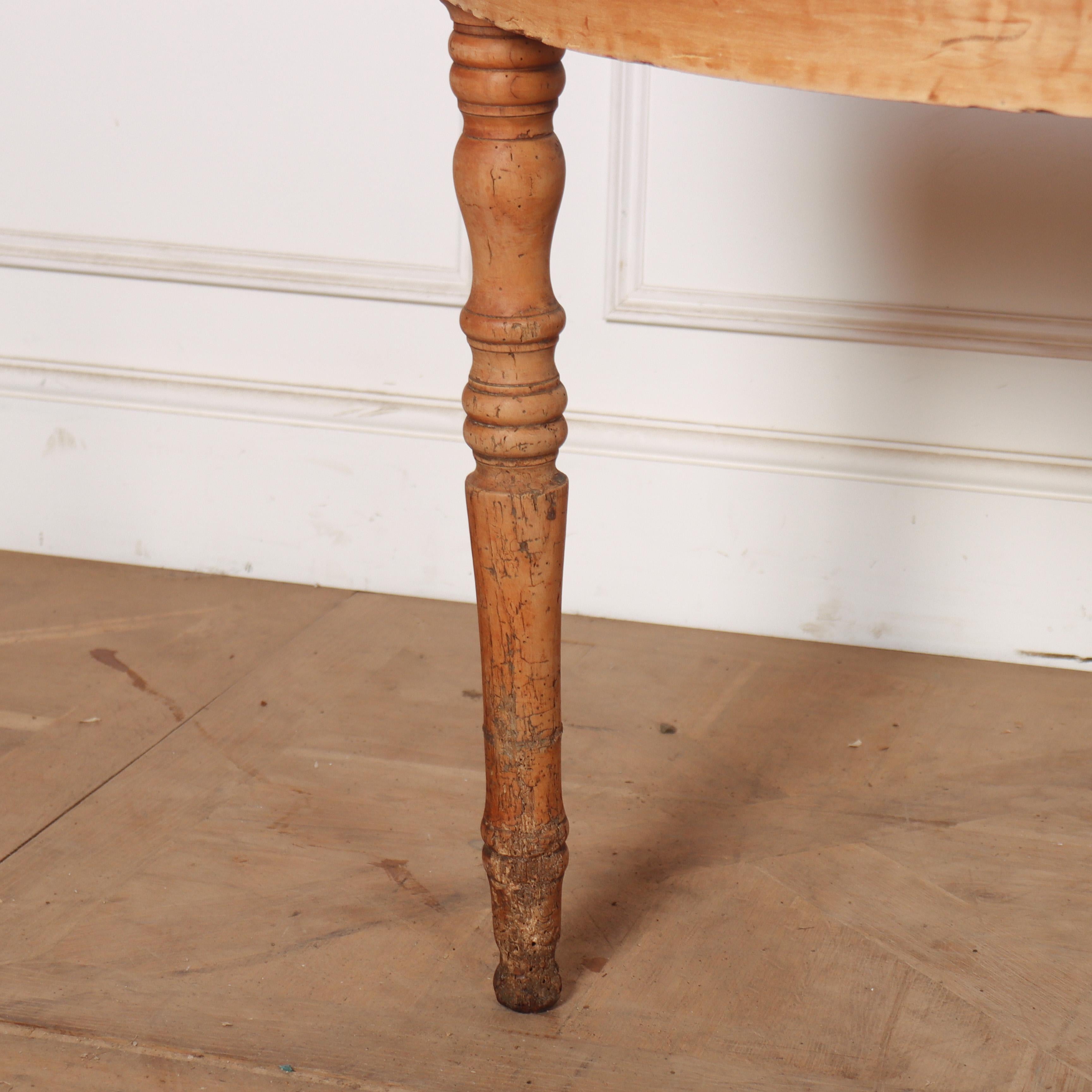 Pair of Fruitwood Demi Lune Console Tables For Sale 2