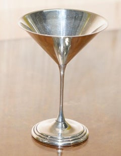 Pareja de copas de Martini Sheffield Made 1996, de plata de ley, totalmente hallmarked