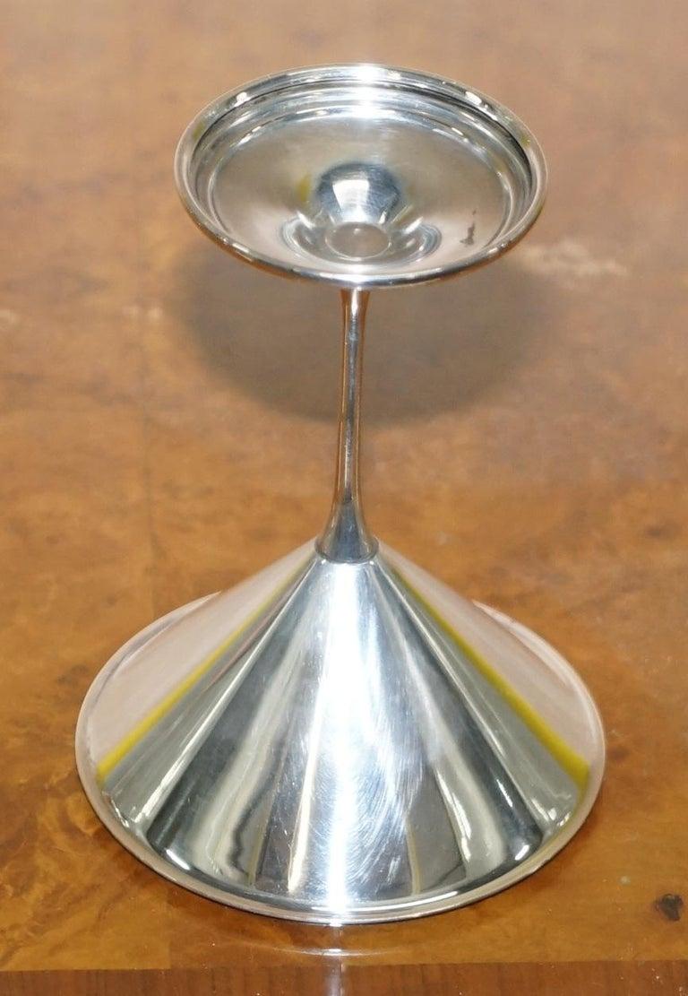 da uomo o donna Coppia di bicchieri da Martini in argento Sterling Made in Sheffield del 1996 con marchio di garanzia in vendita