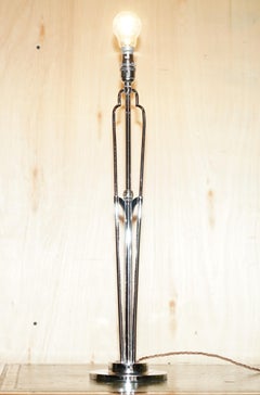 PAIR OF FULLY RESTORED ELSIE ROBERTS OSWALD PARTRIDGE MILNE TABLE LAMPs