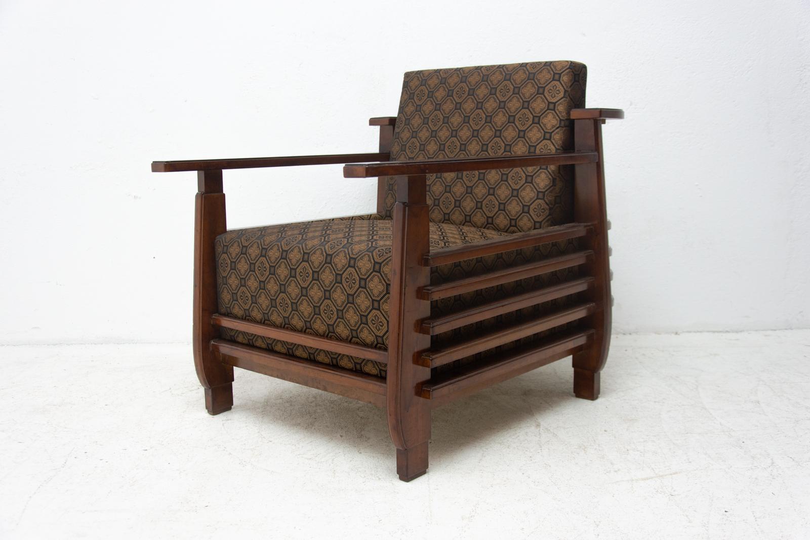 Pair of Fully Restored Functionalist Armchairs, 1930s, Austria, Bauhaus Period For Sale 8