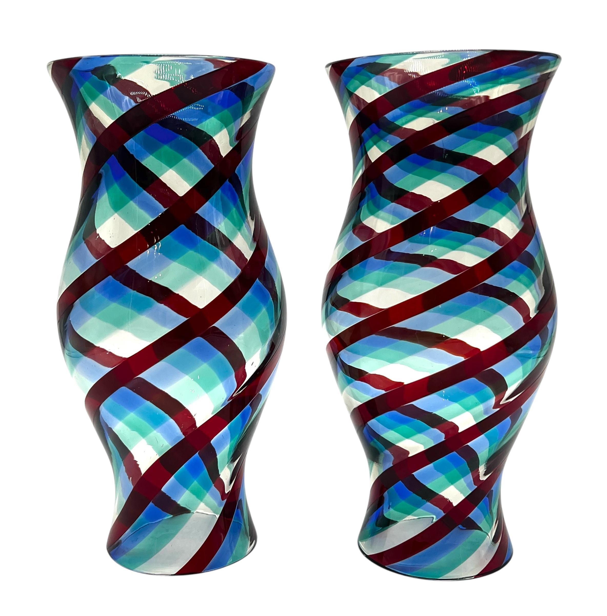 Italian Pair of Fulvio Bianconi for Venini 