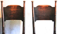William Birch Liberty Arts & Crafts Fumed Oak Chairs