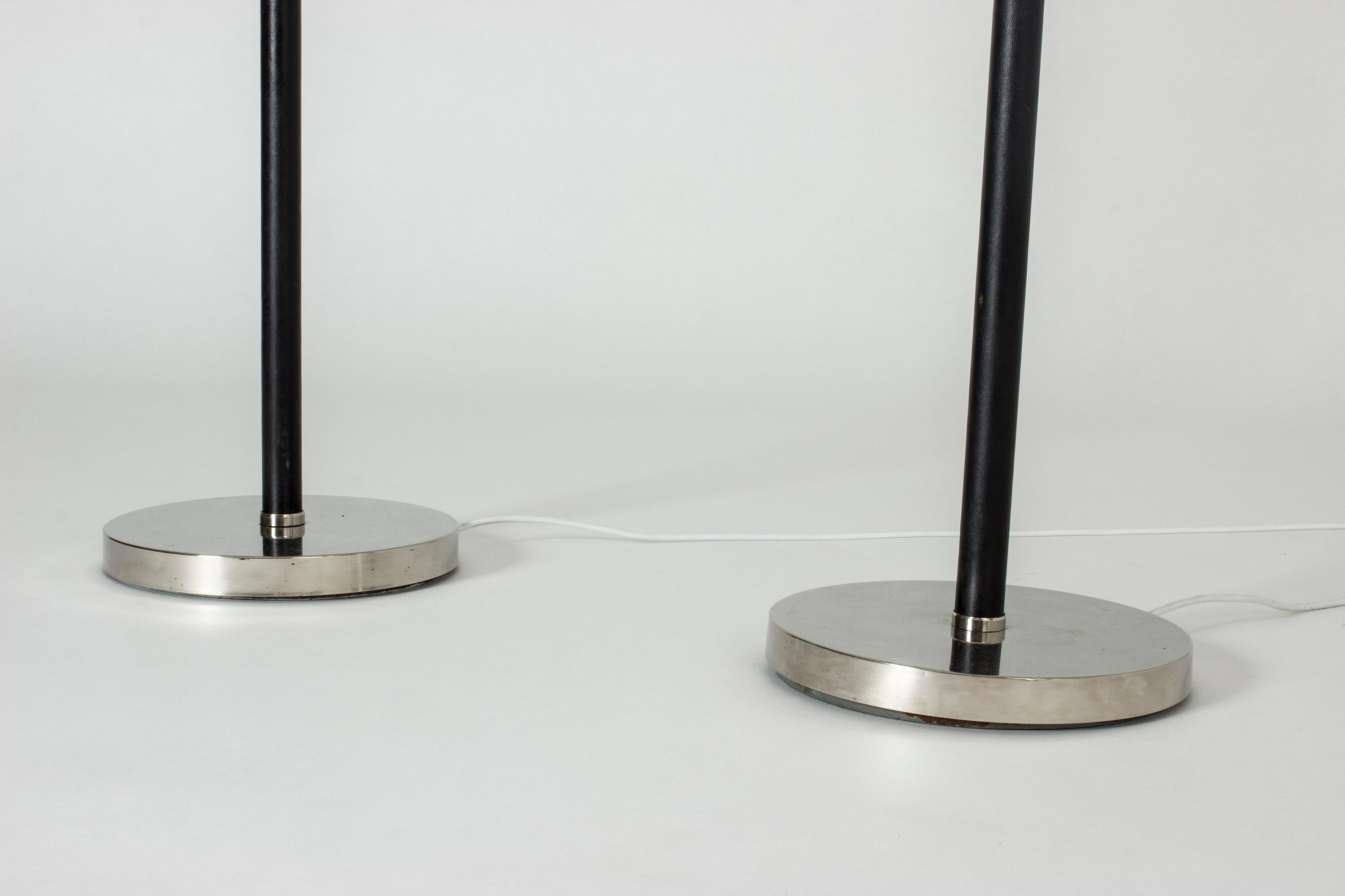 Pair of Functionalist Floor Lamps by Bertil Brisborg In Good Condition For Sale In Stockholm, SE