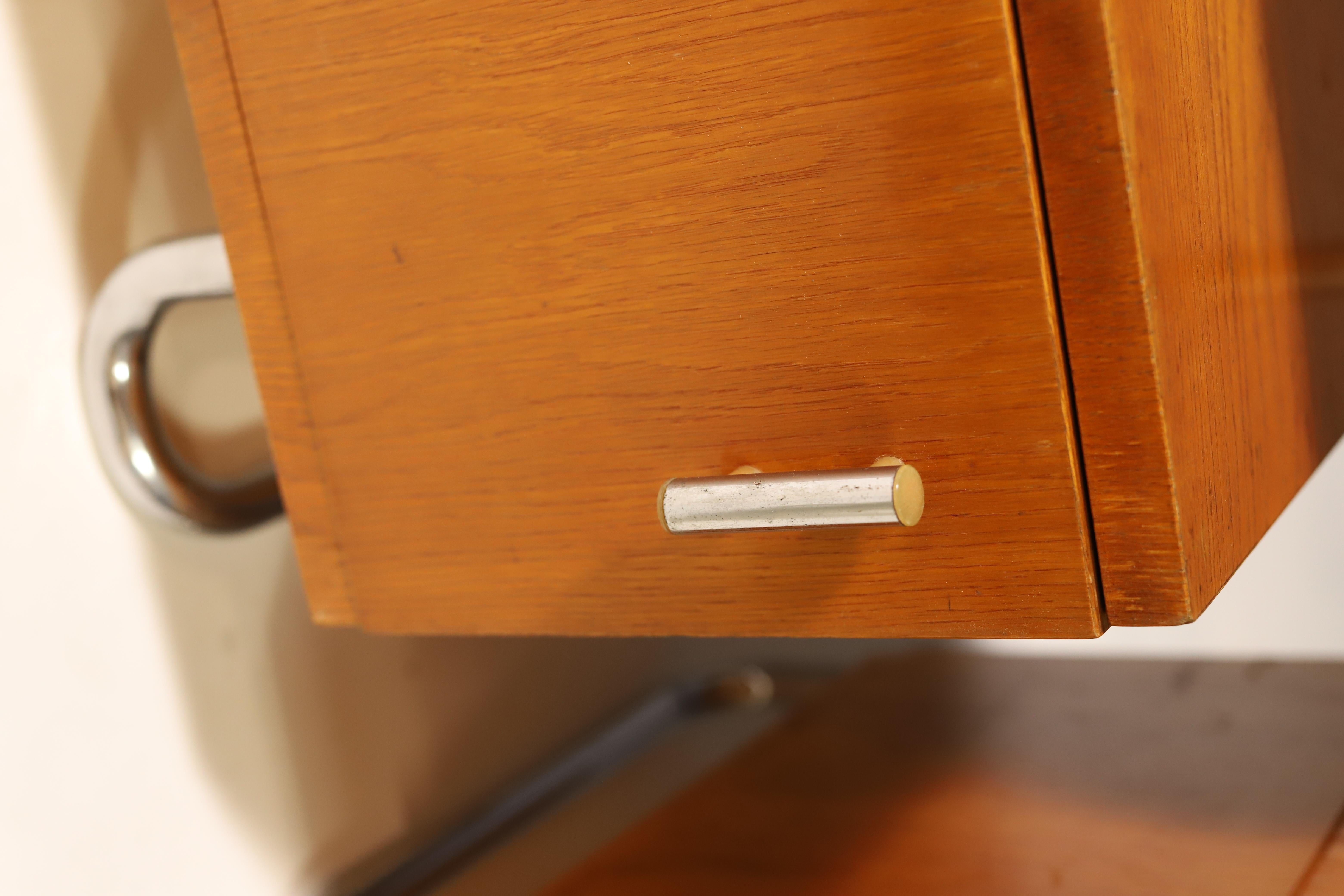 Pair of Functionalist Nightstands  Kovona N.P., 1950s 5