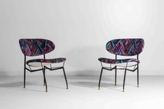 Pair of funky, Italian easy chairs, 1960s
