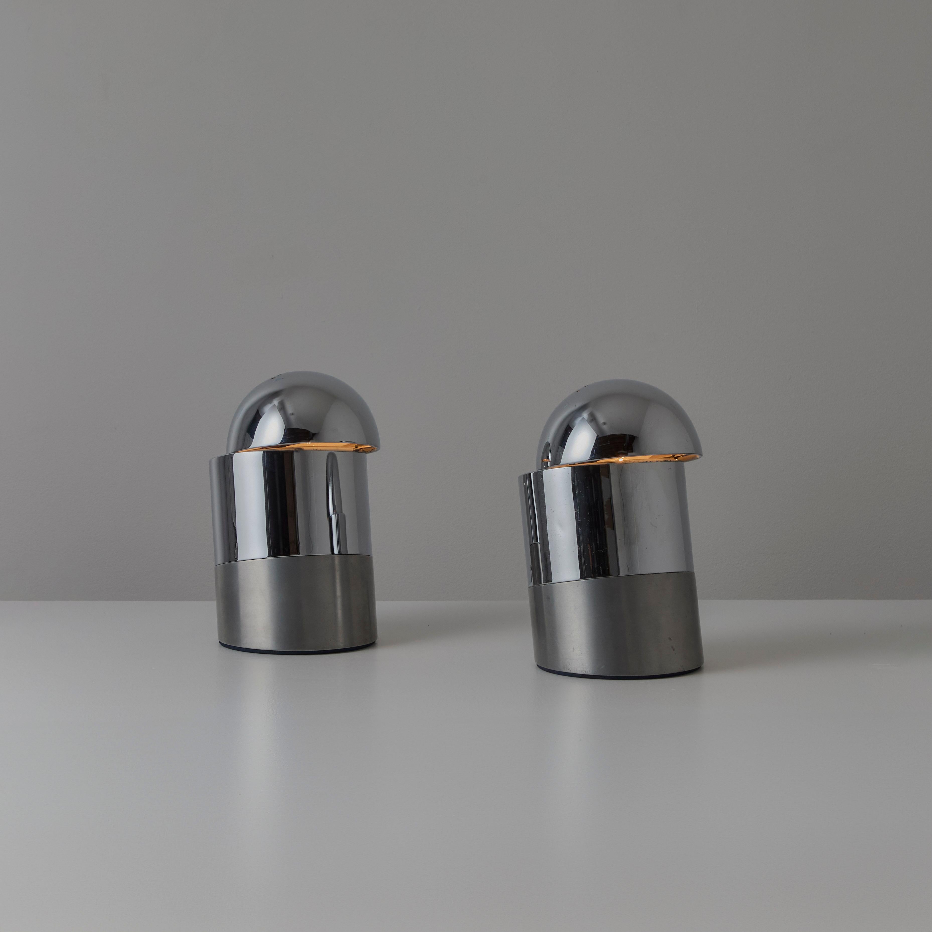 Mid-Century Modern Pair of 'Futura'Table Lamps by Ivo Sedazzari for Prisma For Sale