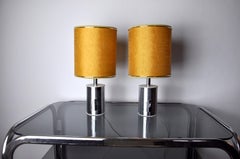 Pair of futuristic lamps by Marca SL, Spain, 1970s