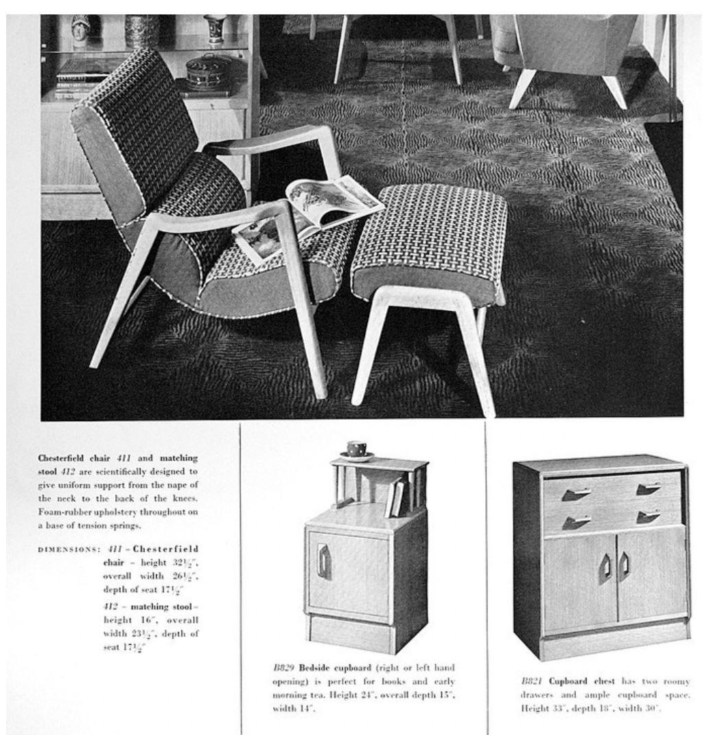 Pair Of G Plan E Gomme Siesta Lounge Chairs Model 411 By Victor Wilkins 1