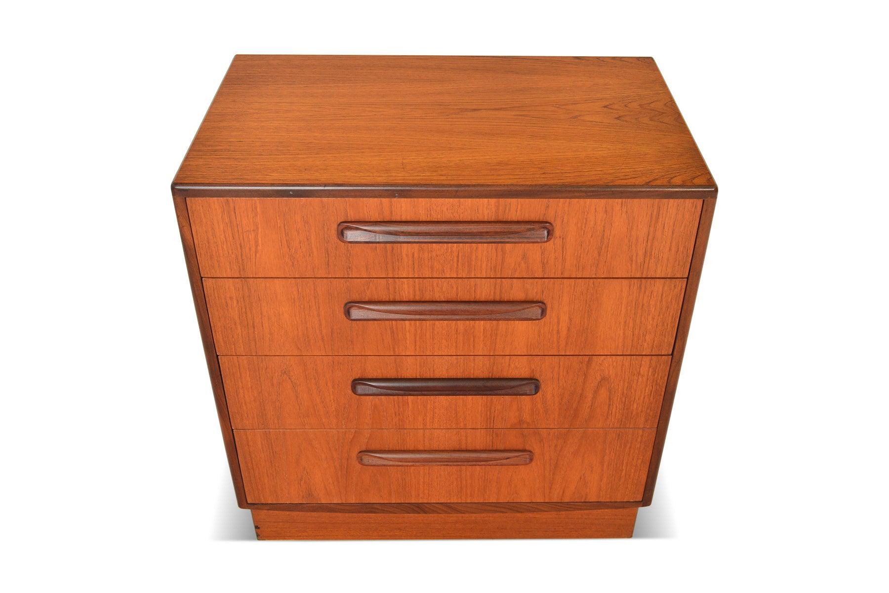 Danish Pair of G Plan Fresco Teak Gentlemens Chests in Teak