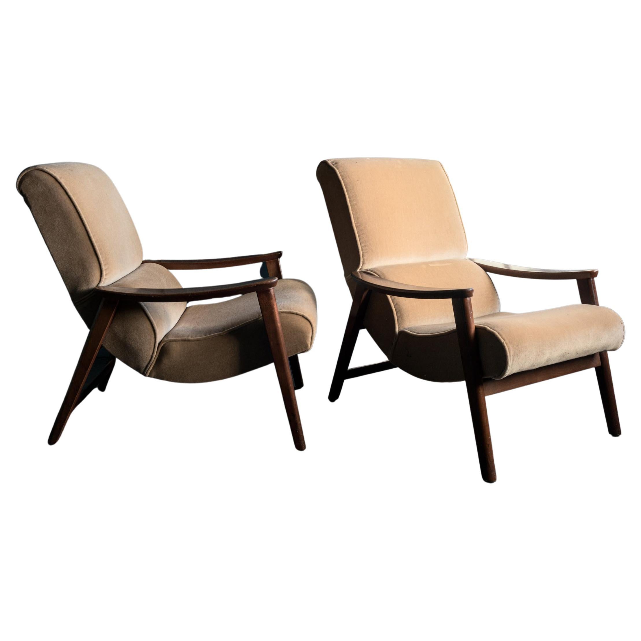 Pair of G Plan Siesta Model 411 Chairs