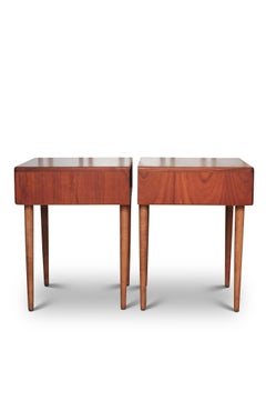 Pair of G Plan Teak Bedside Tables with Single Drawer British Design, 1960s