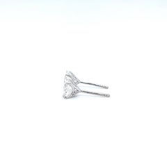 Pair of G VS1 Asscher Diamonds 2.02 Carats in 18K Gold, GIA Certified