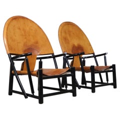 Pair of G23 Hoop chairs by Piero Palange and Werther Toffoloni for Germa