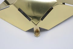 Pair of Gabriella Crespi Brass Sconces