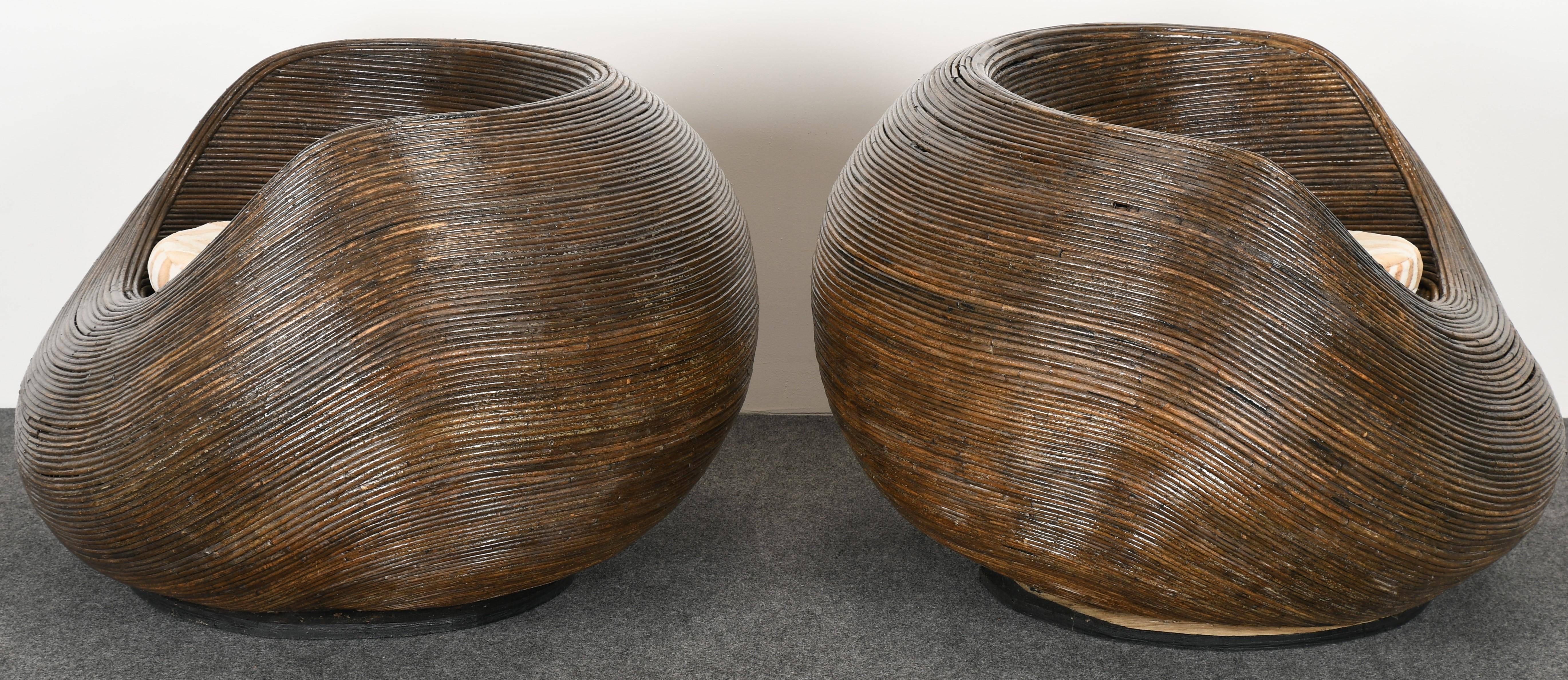 Pair of Rattan 