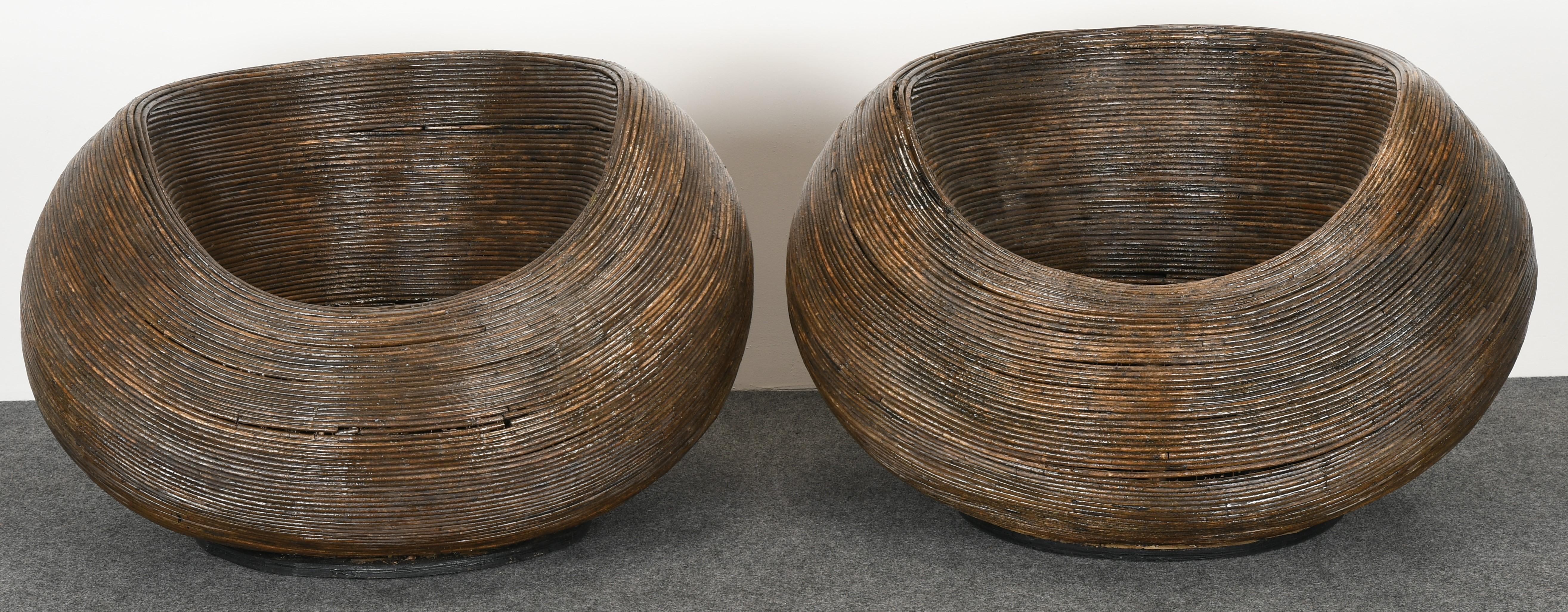 Pair of Rattan 