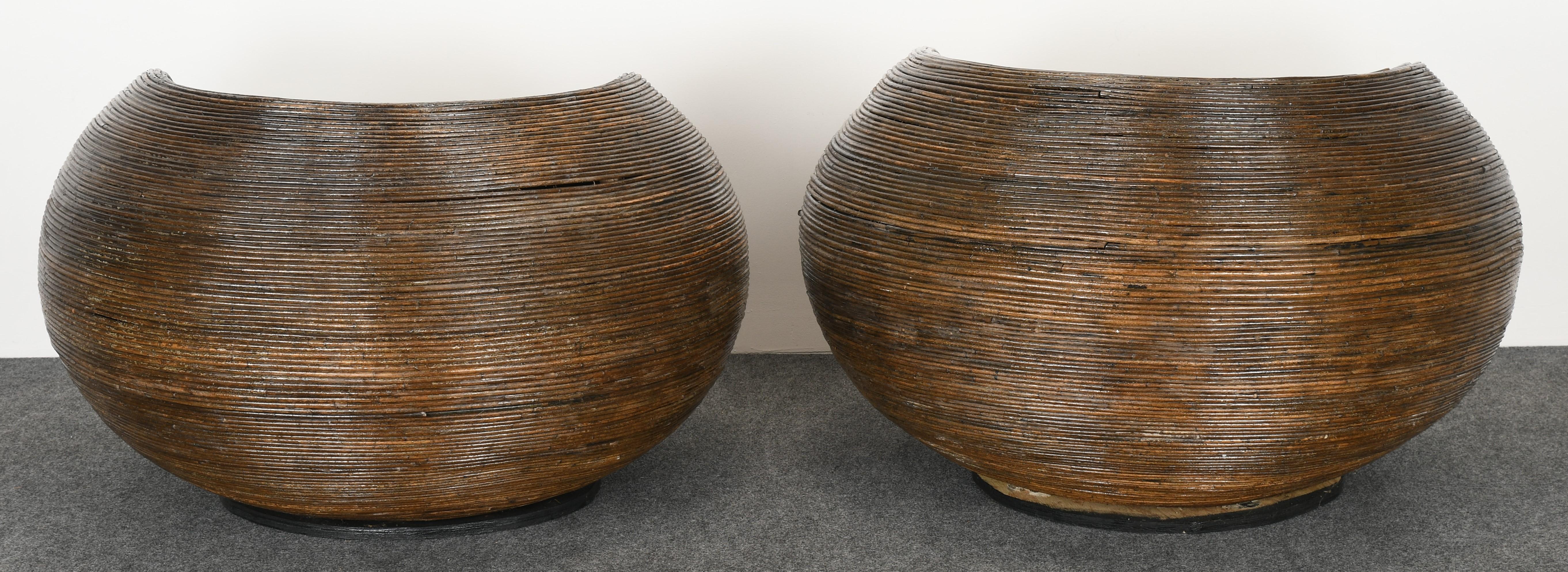 Pair of Rattan 