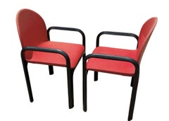 Pair of Gae Aulenti for Knoll Model 54A Armchairs, Italy, 1975