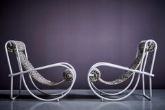 Paire de chaises longues Gae Aulenti Curated by Michael Sailstorfer