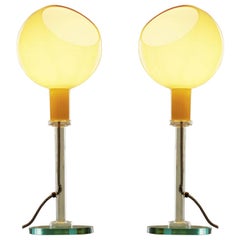 Coppia di lampade da tavolo 'Parola' di Gae Aulenti & Piero Castiglioni per Fontana Arte