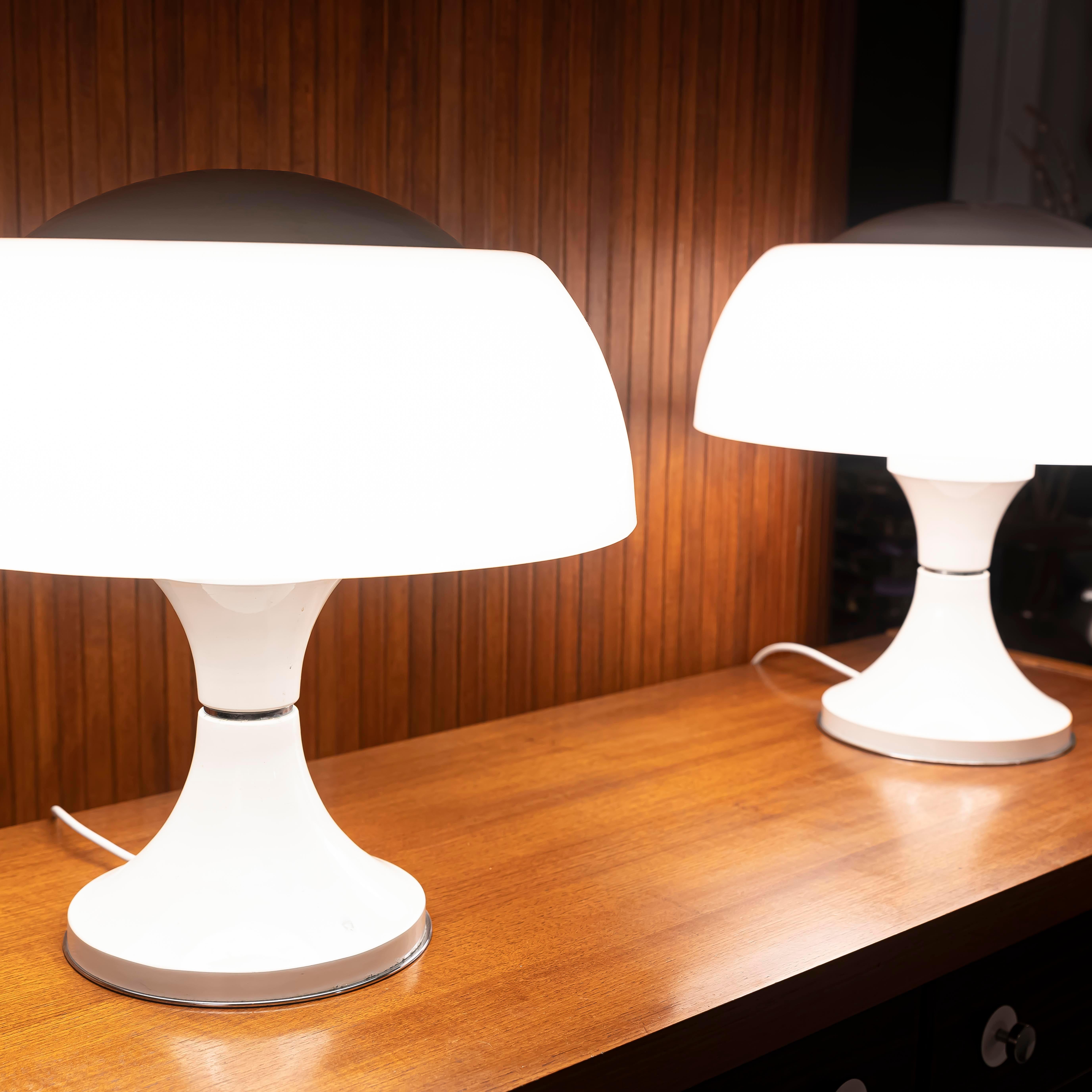 Paar Gaetano Sciolari HOME-Lampen für Ecolight, 1968 im Angebot 3