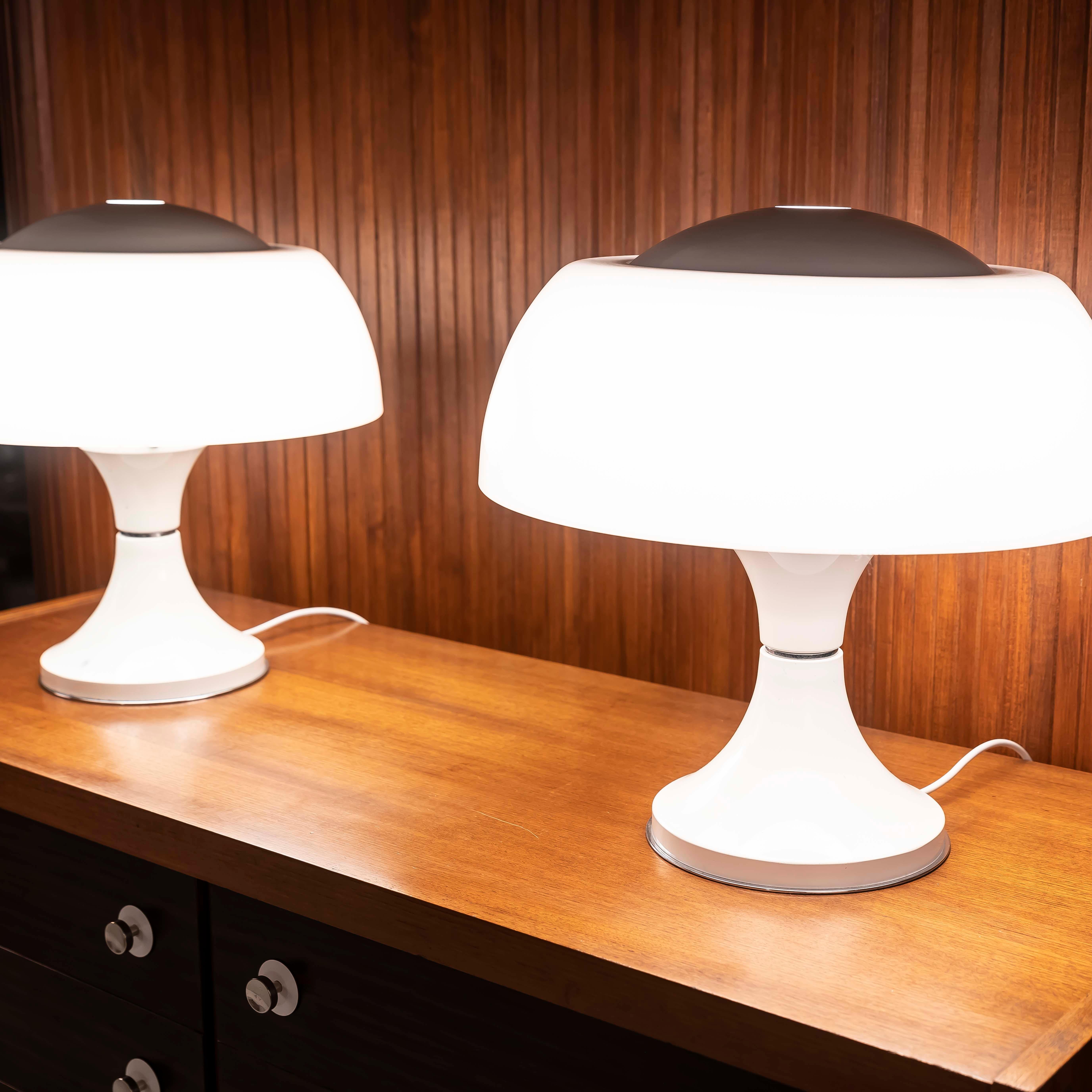 Paar Gaetano Sciolari HOME-Lampen für Ecolight, 1968 im Angebot 2