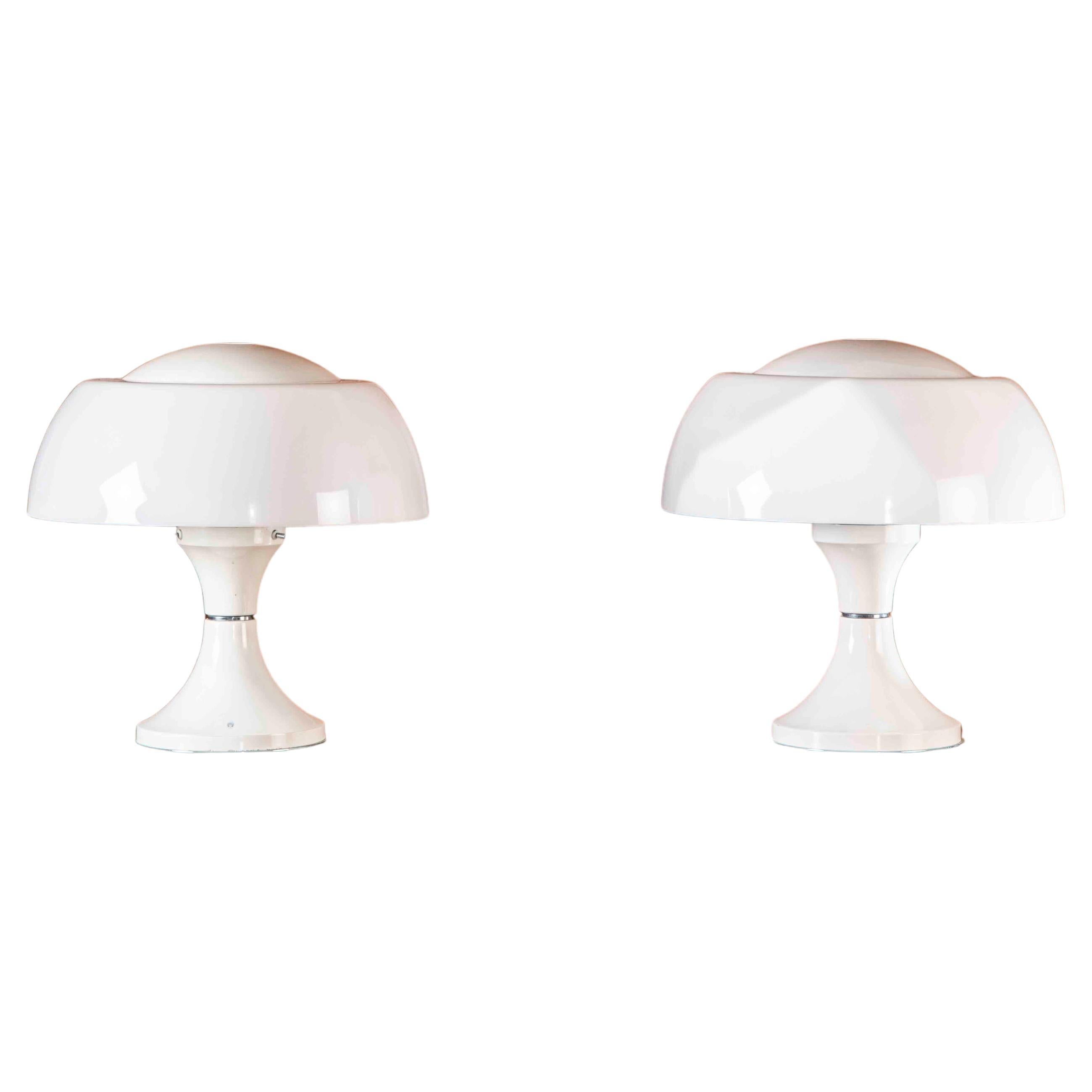 Pair of Gaetano Sciolari HOME lamps for Ecolight 1968