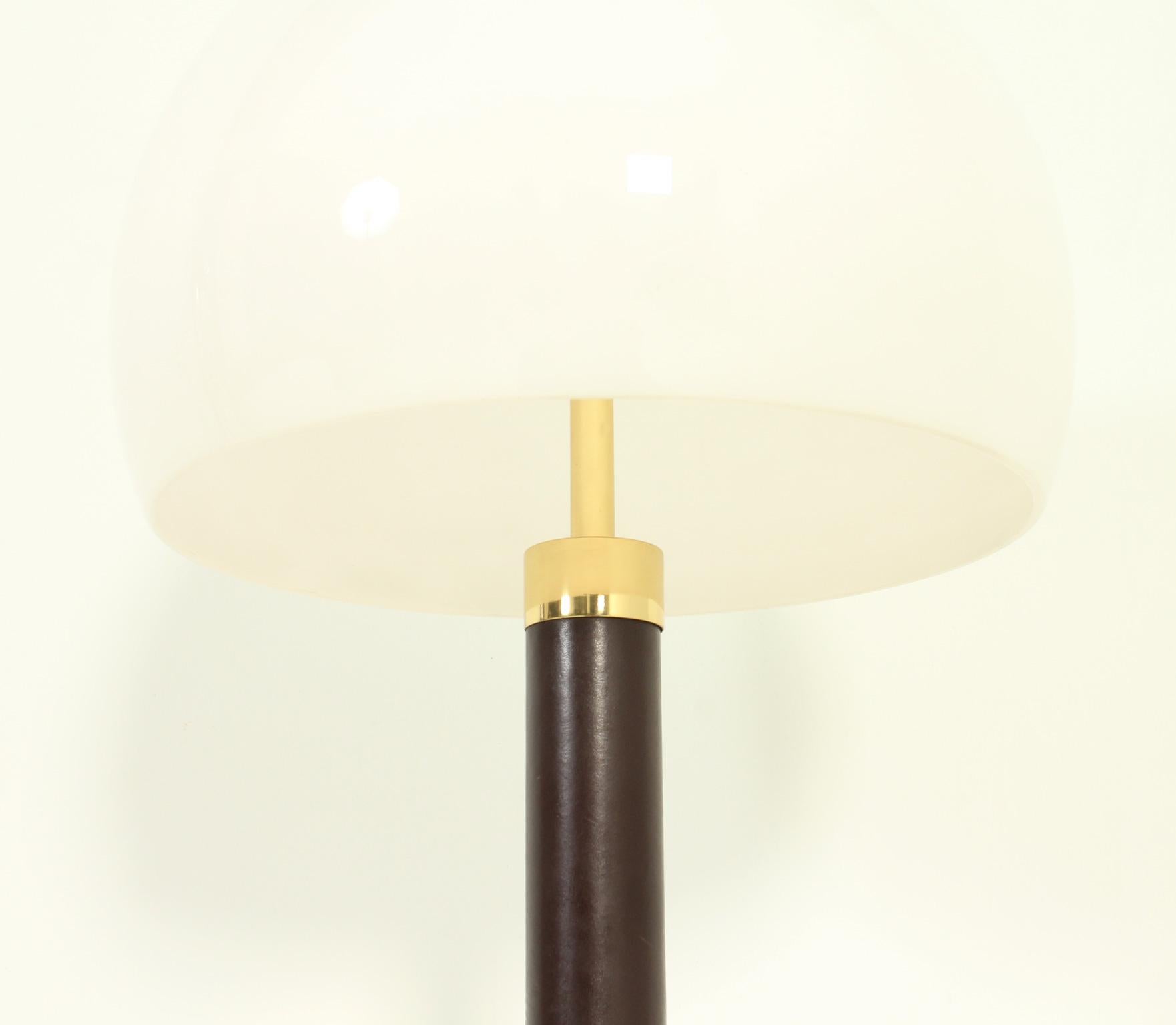 Pair of Gaetano Scolari Table Lamps for Metalarte, Spain 1