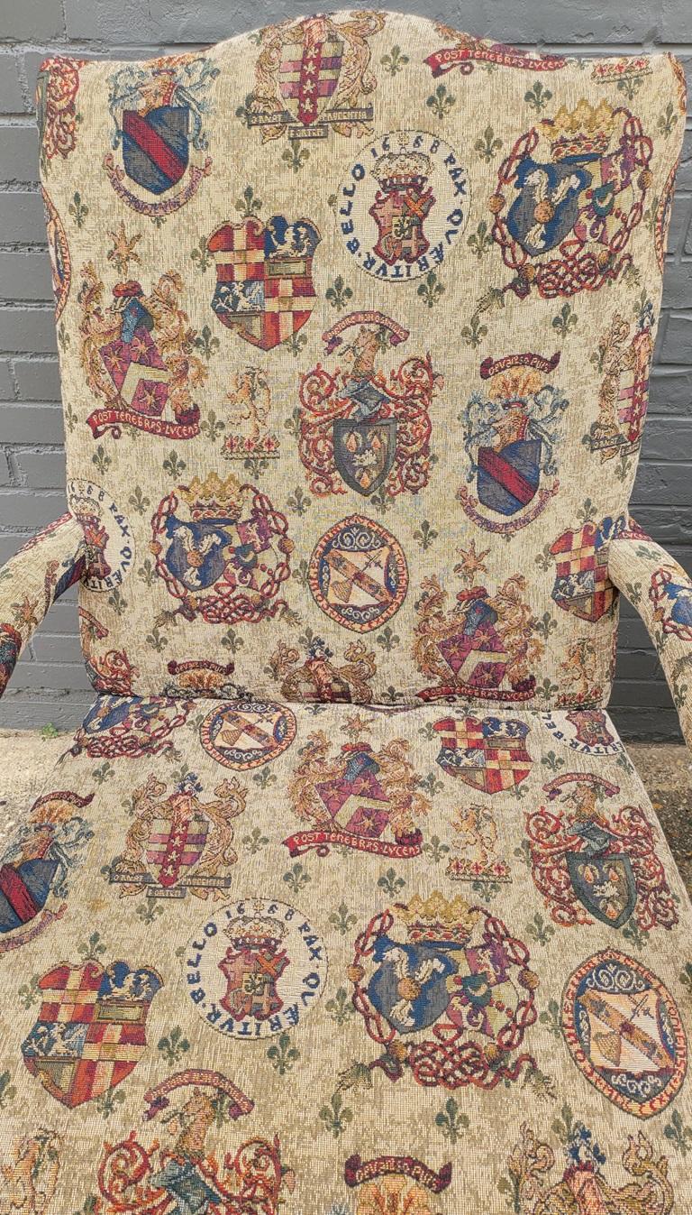 Pair of Gainsborough Library Chairs in the Irish Georgian Style For Sale 9