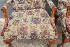 Pair of Gainsborough Library Chairs in the Irish Georgian Style