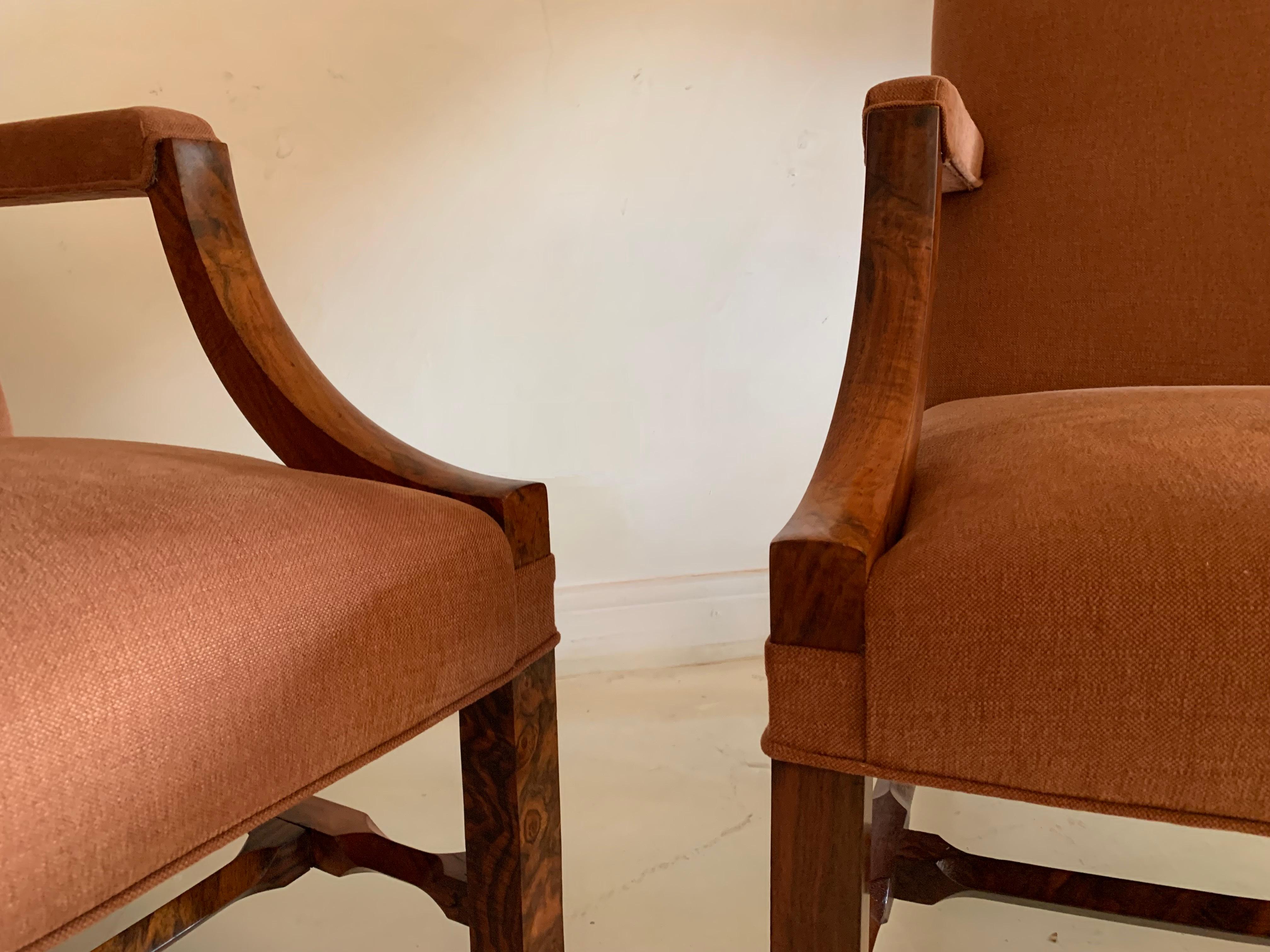 Pair of Gainsborough Style Lounge Chairs For Sale 2