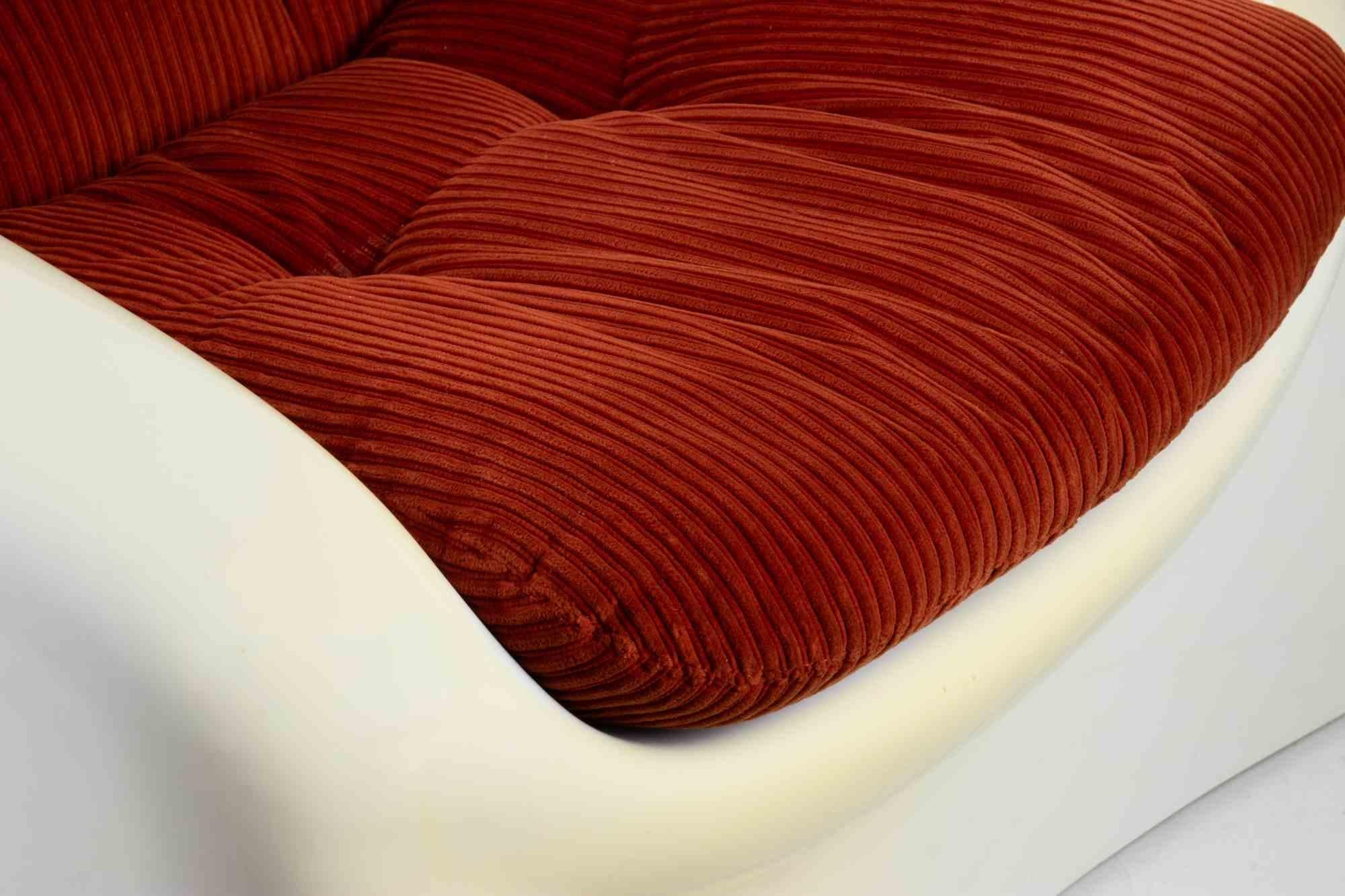 Plastique Paire de fauteuils Galassia de Ferdinando Buzzi, 1970 en vente