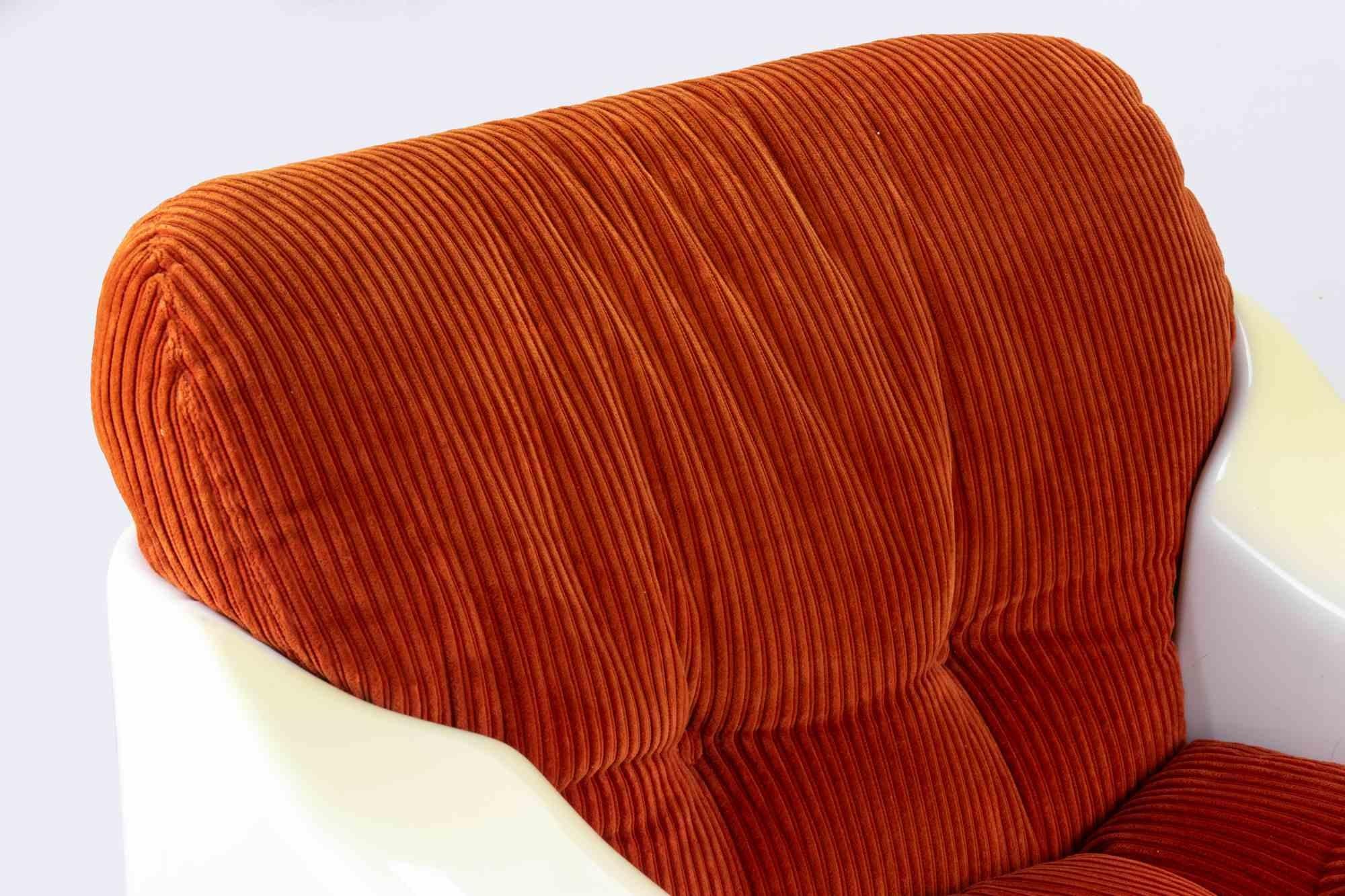 Paire de fauteuils Galassia de Ferdinando Buzzi, 1970 en vente 3