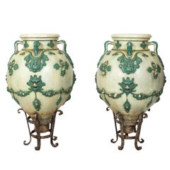 Pair of Galloway Pots, circa 1880s