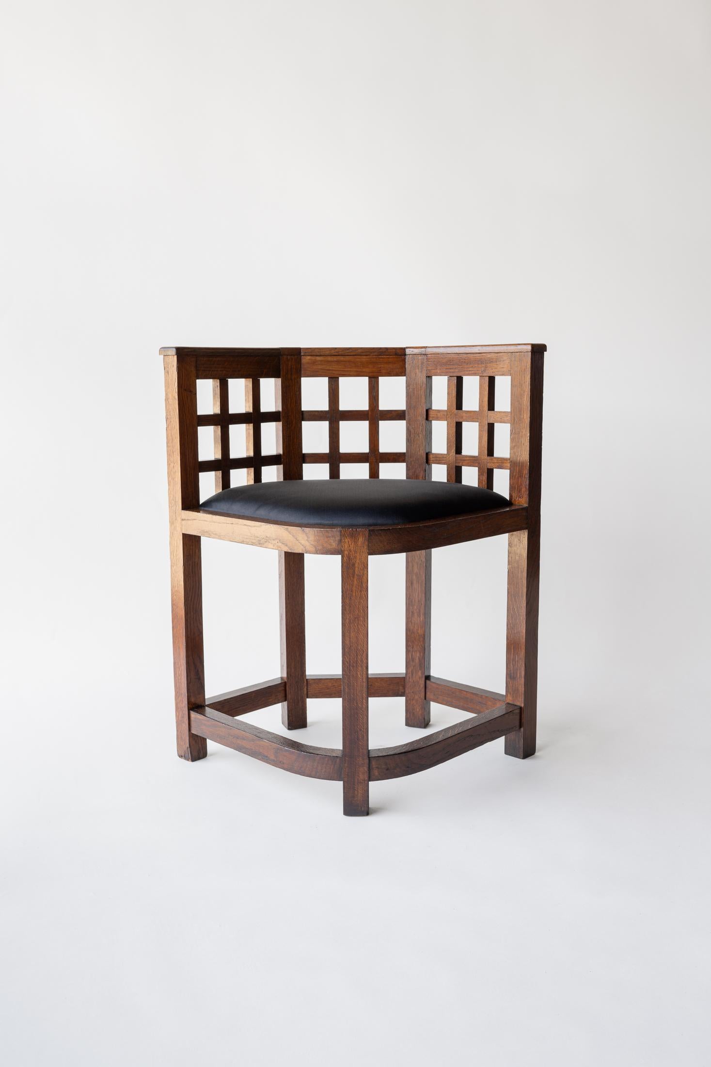 A chair originally part of a game table set by French designer Francis Jourdain (1876-1958). Bibliography: 