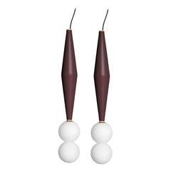 Pair of Gamma C Lamps by Mason Editions
