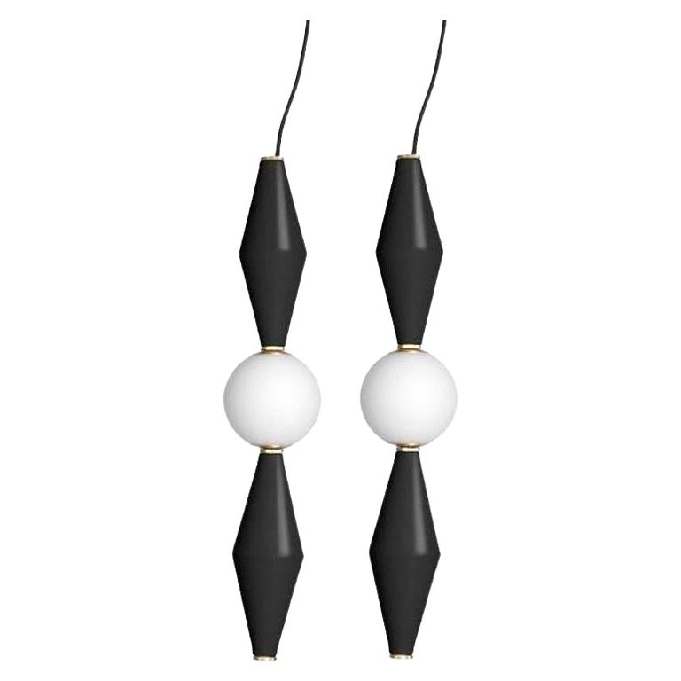 Pair of Gamma D Lamps by Mason Editions