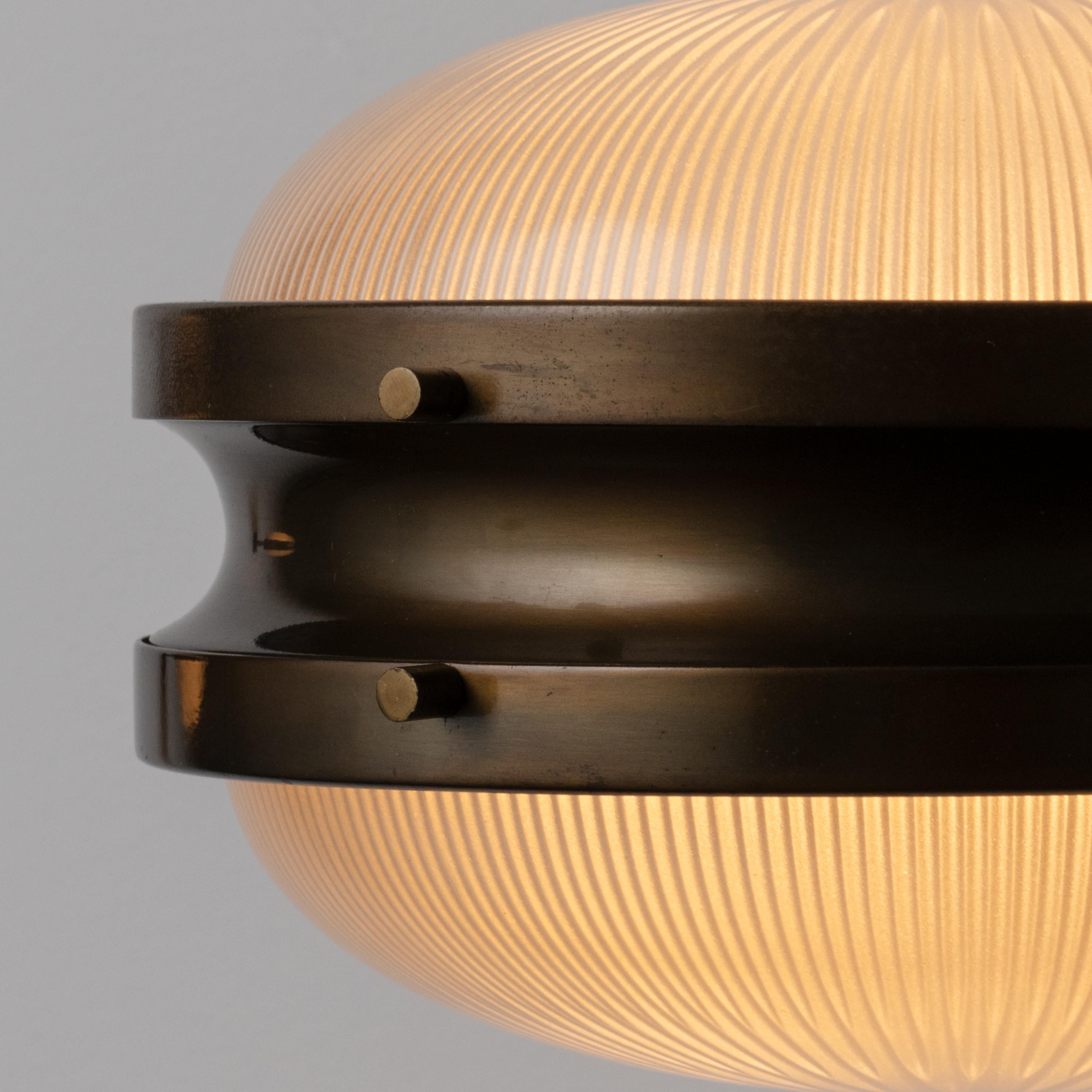 Brass Pair of 'Gamma' Sconces by Sergio Mazza for Artemide 