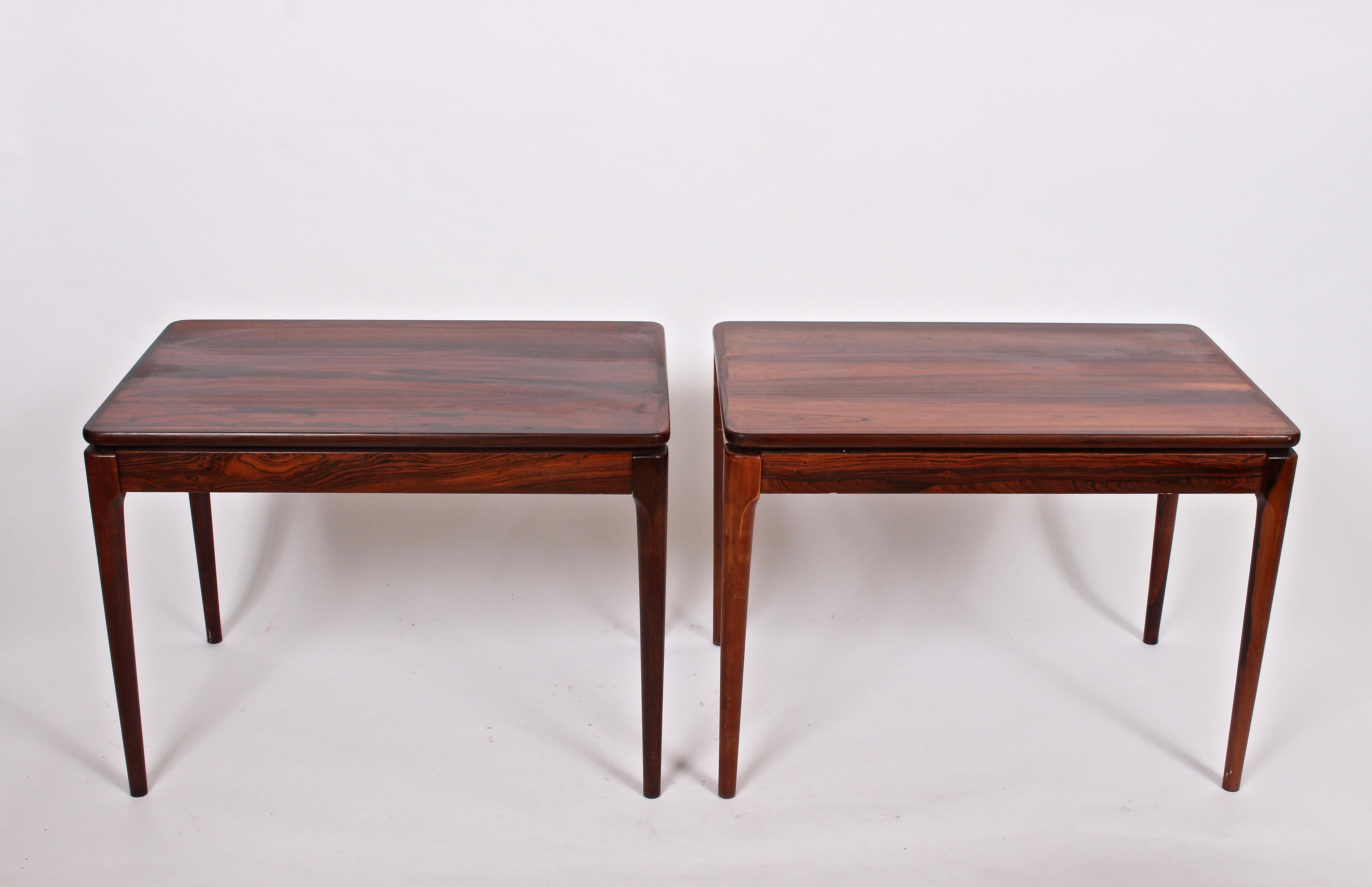 Pair of Ganddal Møbelfabrik Rosewood End Tables, circa 1960 5