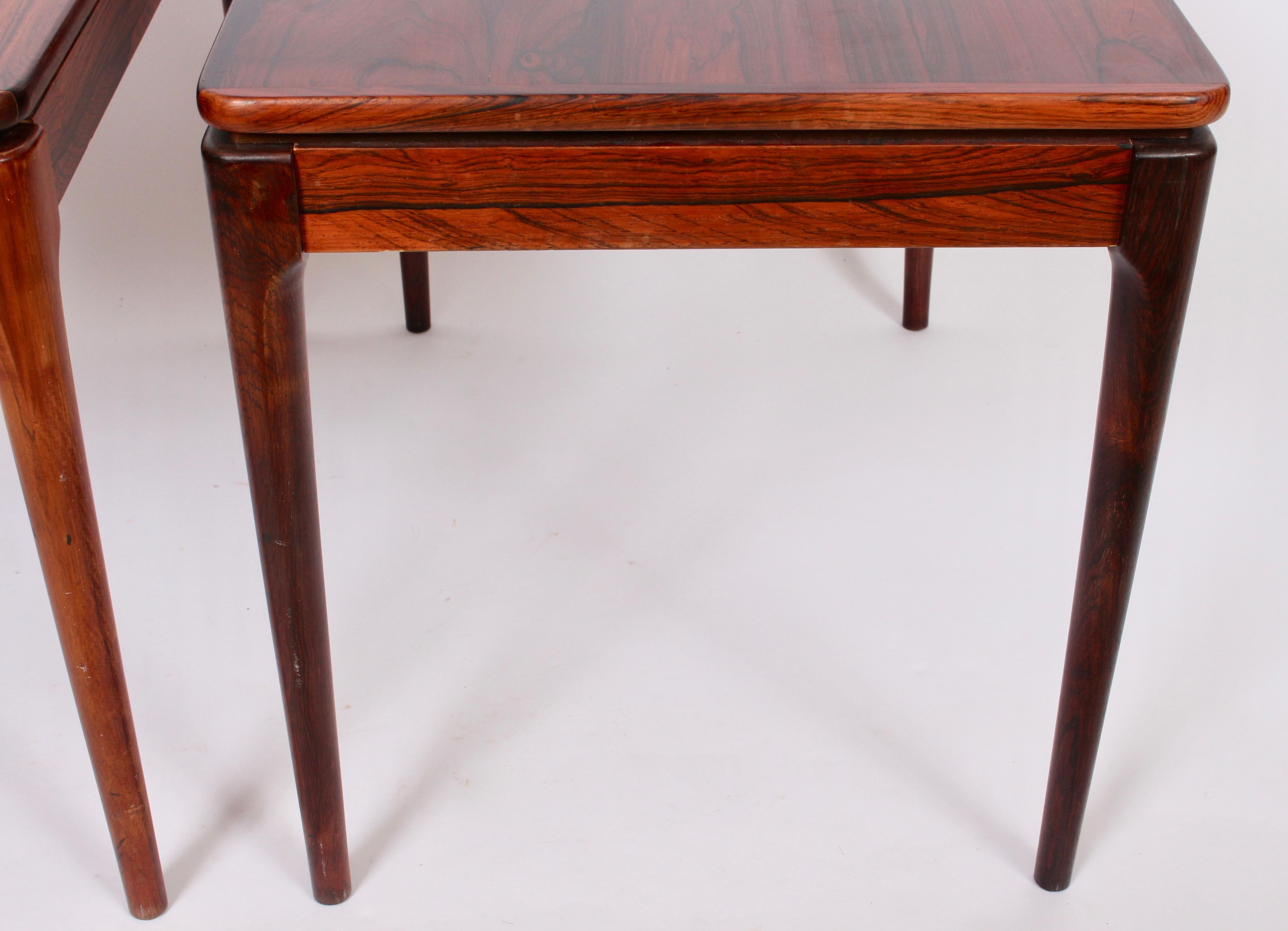 Pair of Ganddal Møbelfabrik Rosewood End Tables, circa 1960 1