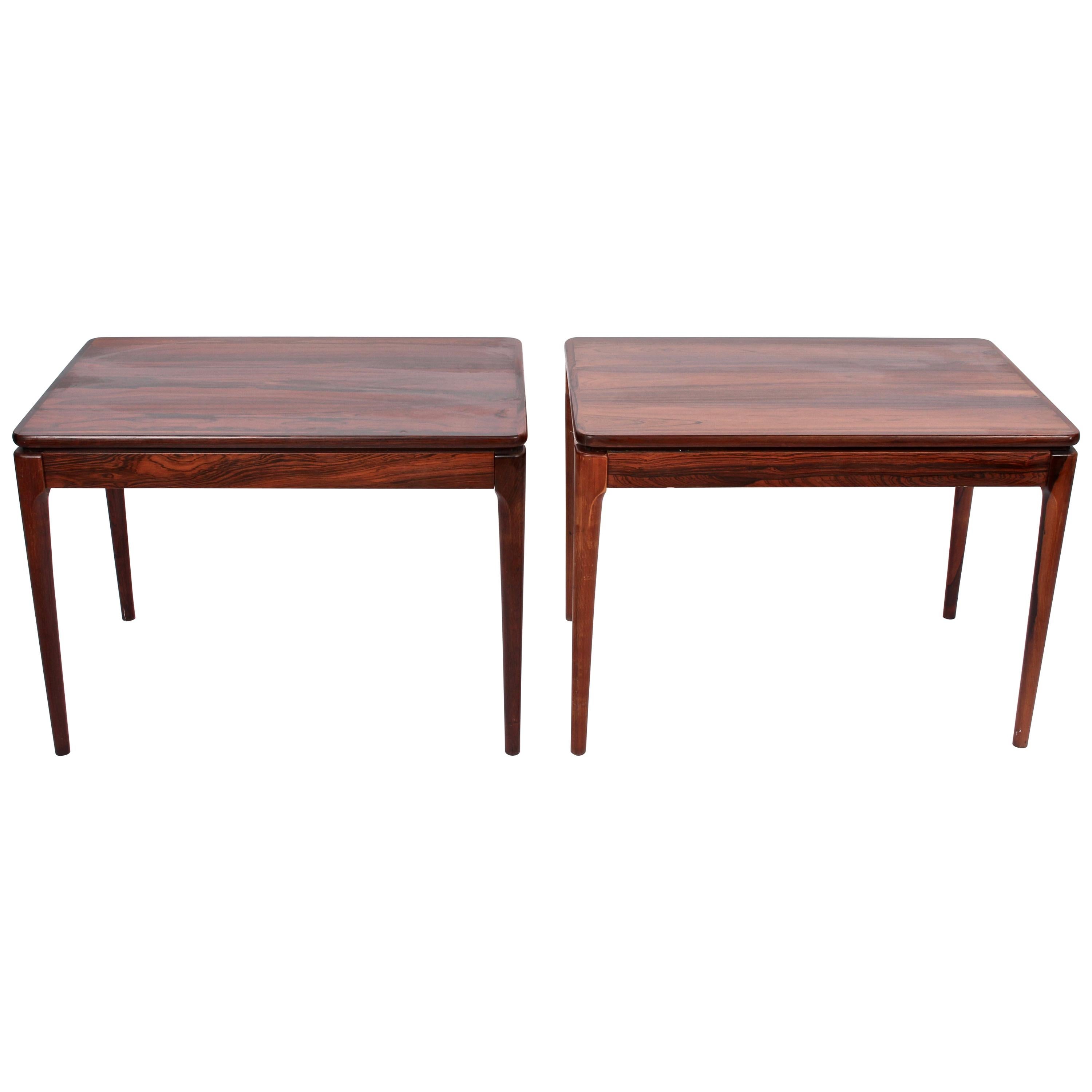 Pair of Ganddal Mobelfabrikk Rosewood End Tables, circa 1960